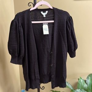 New with tags XL Black Cardigan